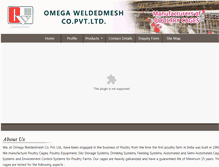 Tablet Screenshot of omegaweldmesh.com